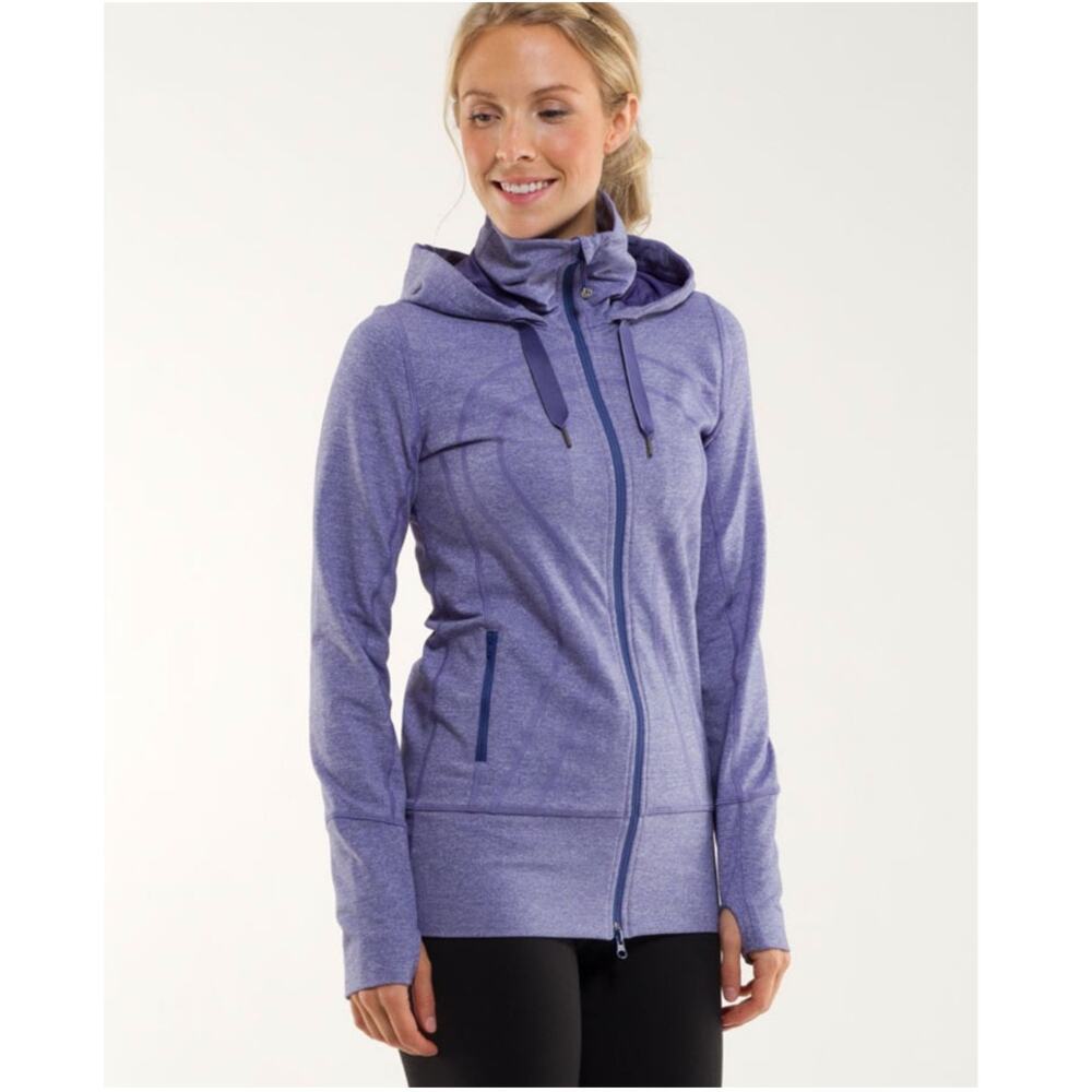Lululemon Stride Jacket Purple Heathered Royalty